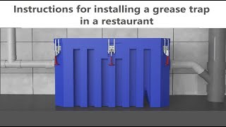 How Install grease trap in restaurant [upl. by Lela567]