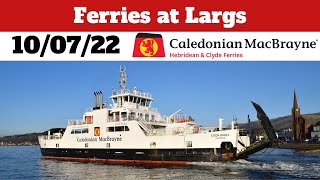 Calmac Ferries at Largs [upl. by Lurie370]