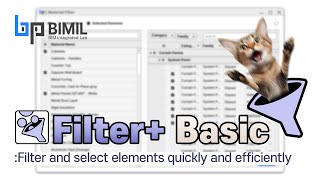 Revit Addin  Filter Basic BIMIL Free bimil revit automation bim [upl. by Addam]