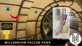 Millennium Falcon Pads  Star Wars How To starwars howto scifi [upl. by Odraner]