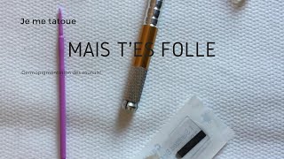 Je fais du Microblading Lart du sourcil [upl. by Atir]