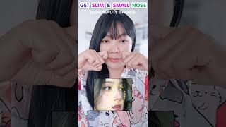 ONLY 3 EXERCISES Get Slim and Small Nose Sharpen your nose [upl. by Tab]