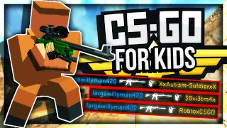 COUNTERSTRIKE KIDS EDITION KRUNKER CSGO [upl. by Novehc]