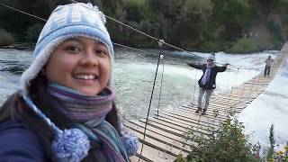 Puente colgante en Huancaya [upl. by Mallen]