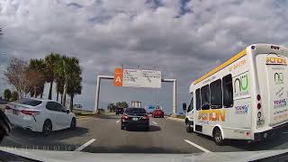 Uber Driving from Orlando International Airport  Terminal C to Semoran Blvd  ASMR [upl. by Smith38]