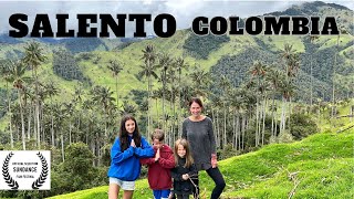 Wax Palm Trees in Salento Colombia 31 Most beautiful place on earth  101 days in Colombia [upl. by Ebbarta]