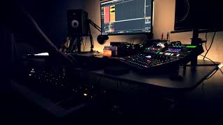 Short jam with Novation Summit  Eventide H90 Elektron Analog 4 mk2 and Roland TR6s [upl. by Eimaj]