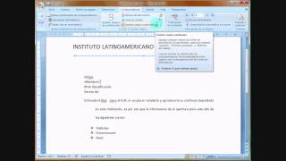 Combinando correspondencia en Word 2007 [upl. by Niarda]