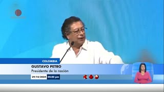 Petro “EEUU es responsable de la diáspora venezolana” – El Noticiero emisión meridiana 301024 [upl. by Horten]