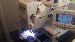 MB4 MonogrammingEmbroidery Machine 50 hours sewing time [upl. by Nauqet717]