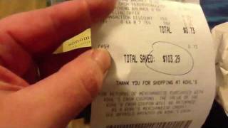 Kohls coupon shopping saved over 99 Retail 10329 paid 73 [upl. by Adnam]