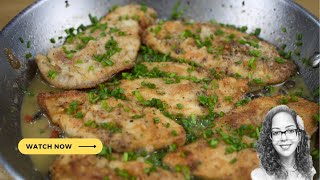 How To Make Chicken Scallopini With Mushroom Sauce [upl. by Mayer]