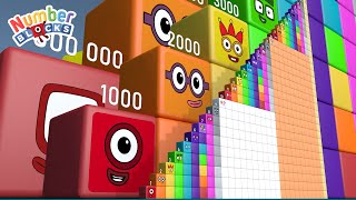 Numberblocks Step Squad Puzzle 30 30000 30000000 to 500000000 MIILION BIGGEST Numberblocks [upl. by Purington]