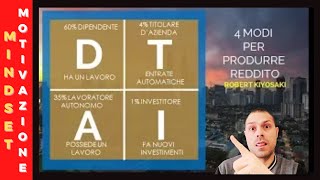 I 4 quadranti del Cash Flow spiegazione quotRobert Kiyosakiquot  4 modi per produrre reddito [upl. by Otes]