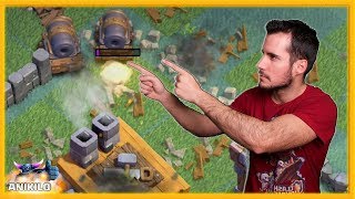 CAÑON con RUEDAS Y GIGANTES  MI EJERCITO FAVORITO  CLASH OF CLANS BH7 [upl. by Norval]