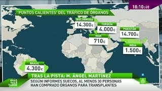 Los puntos calientes del tráfico de órganos [upl. by Tamra]