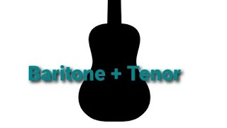 Baritone Tuned Tenor Ukulele Demo [upl. by Itsym]