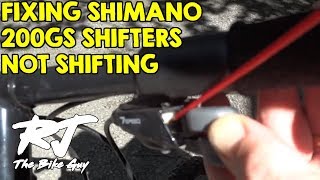 How To Fix Shimano 200GS Trigger Shifters Super Easy [upl. by Ydoc]