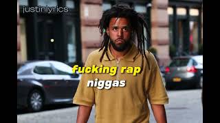 J Cole responds back to Kendrick Lamar 7minutes drill [upl. by Ladnik]