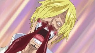 One Piece  Sanji Gets Excited Before The Wedding With Pudding HD [upl. by Anerres]