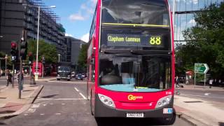 Go Ahead London Route 88 E130 SN60BZB Enviro400 Trident Stockwell SW [upl. by Ailedua]