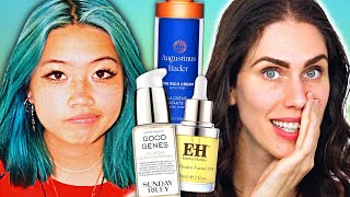 💙 Beabadoobees Boujee Skincare Routine  Esthetician Reacts [upl. by Eluj]