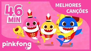 Desfile do Oceano e mais músicas infantis   Compilação  Pinkfong Canções para crianças [upl. by Gerrald676]