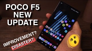 POCO F5 NEW UPDATE  BIG IMPROVEMENT [upl. by Norma]