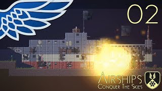 AIRSHIPS  Warship Part 2  Airships Conquer The Skies Lets Play Gameplay [upl. by Blunk407]