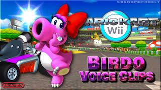 All Birdo Voice Clips • Mario Kart Wii • All Voice Lines • 2008 SoundMeFreely [upl. by Iilek]