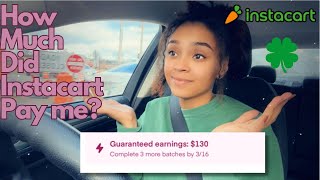 Completing An Instacart Promo How Much did I get INSTACART [upl. by Muiram]