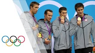 Michael Phelps Final London 2012 Race  Mens 4 x 100m Medley  London 2012 Olympic Games [upl. by Edana]