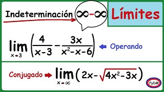 Indeterminaciones Infinito menos Infinito [upl. by Rosenberg]