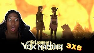 Bad to Worse  The Legend of Vox Machina 3x8 Reaction [upl. by Senilec562]