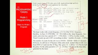 Timer programming 2 [upl. by Griswold]