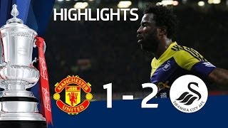 MANCHESTER UNITED vs SWANSEA CITY 12 Official Goals amp Highlights FA Cup Third Round [upl. by Adaliah]