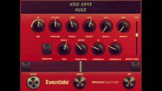 Eventide H910 H949 Stereo Width  Detune Fun [upl. by Egdamlat891]