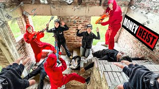 PARKOUR VS MONEY HEIST  No ESCAPE for BAD GUYS as POLICE close in from all sides  Epic POV [upl. by Philo]