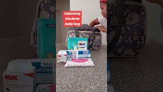 Unboxing Dischem Baby bag pregnancyjourney Nestwithme 3rdtrimester babyontheway [upl. by Electra846]