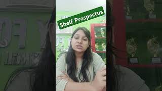 Shelf Prospectus I Company Law I Best CS Coaching shorts [upl. by Ellesor]