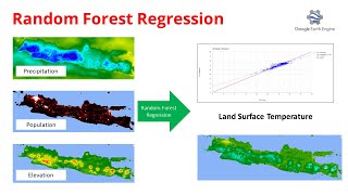 Predicting LST with Population Rain and Elevation using Random Forest Regression in Earth Engine [upl. by Glenine226]