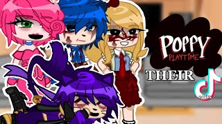 Poppy Playtime bosses react to their TikTok edits  Gacha Reaction [upl. by Aramal]