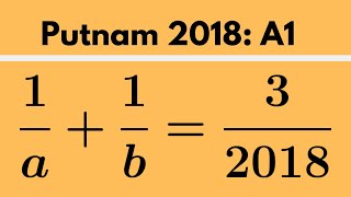 Putnam Exam  2018 A1 [upl. by Antrim]