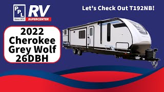 2022 Forest River Cherokee Grey Wolf 26DBH Bunk House  short [upl. by Fronniah50]