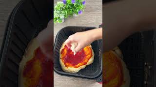 PIZZA PERFETTA in FRIGGITRICE AD ARIA ricetta FACILE E VELOCE [upl. by Bass]