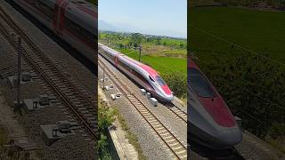 WHOOSH Bullet Train at Tegalluar Station railway railfans highspeedtrain train keretaapi viral [upl. by Allimac505]