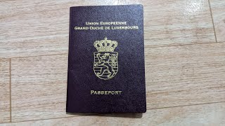 Luxembourg Passport Unboxing [upl. by Danae]