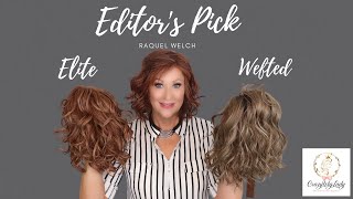 Wig Comparison  Editors Pick Elite vs Editors Pick Wefted  Iced Cappuccino  Rusty Auburn [upl. by Fergus]