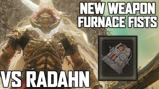 NEW Convergence Weapon Furnace Fists VS Radahn  Elden Ring the Convergence [upl. by Dobson]