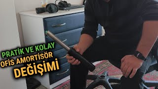 Oyuncu Koltuğu ve Ofis Sandalyesi AMORTİSÖR Değişimi  Kolay ve Pratik Yöntem [upl. by Publia]